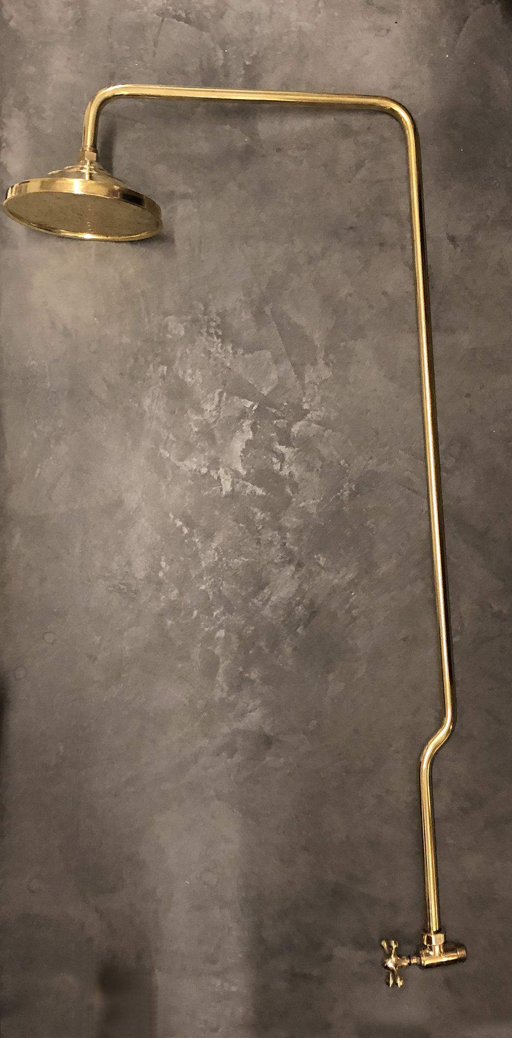 OUTDOOR BRASS RAIN SHOWER - 2
