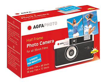 AGFAPHOTO HALF FRAME REUSABLE CAMERA 35MM