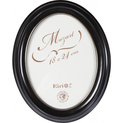 13X18 Oval Svart