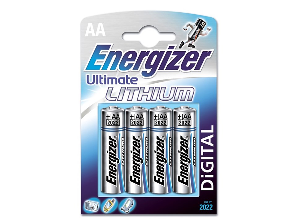 AA 4 PACK LITHIUMBATTERI ENERGIZER
