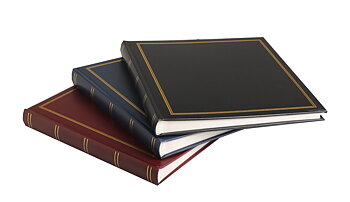 ALBUM DIAMANT SVART VITA SJÄLVHÄFTANDE BLAD