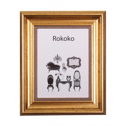 40x50 Rokoko Guld Ram