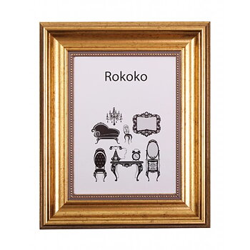 40x50 Rokoko Guld Ram