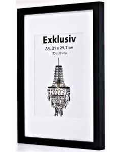 40x50 Exklusiv Svart Ram