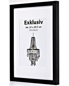 40x50 Exklusiv Svart Ram