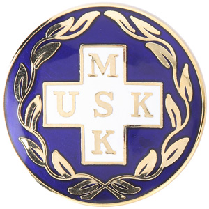Vårdbrosch 111. MSK / USK