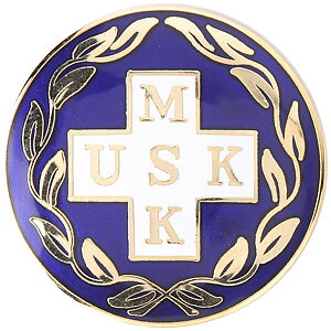 Vårdbrosch 111. MSK / USK