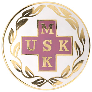 Vårdbrosch 56. MSK / USK