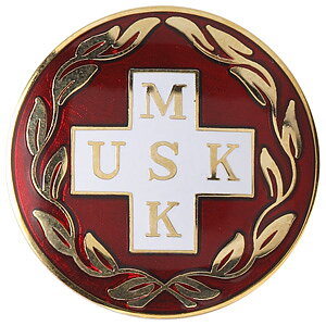 Vårdbrosch 112. MSK / USK VÅRD