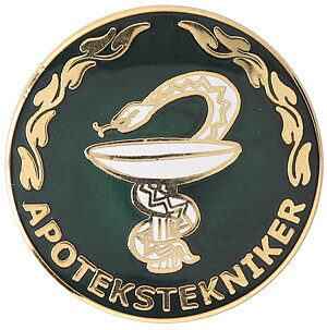 Vårdbrosch 166. APOTEKSTEKNIKER