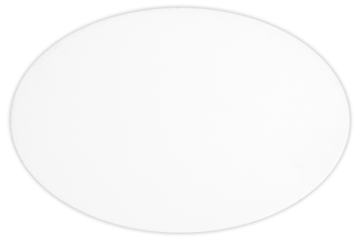 Namnskylt oval i plastlaminat 0403