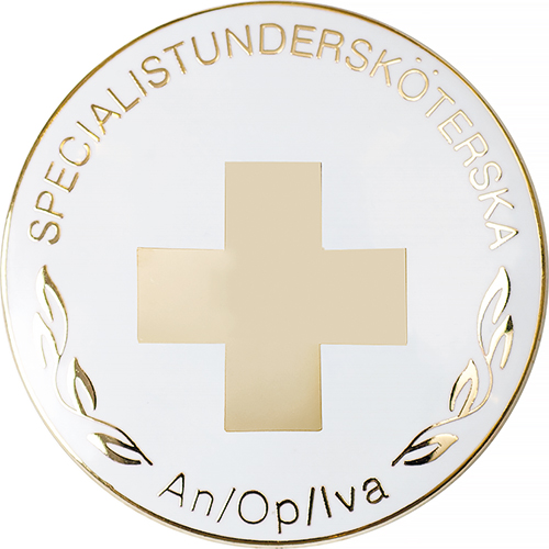 Vårdbrosch 195 specialistundersköterska An/Op/Iva