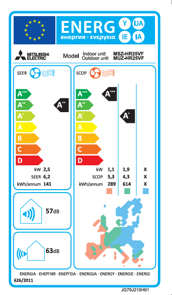 MITSUBISHI ELECTRIC HR COOL 35 - 2