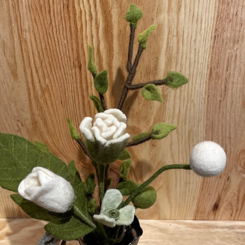 Emmas vita tulpan mix No.1 av ullblommor - 4