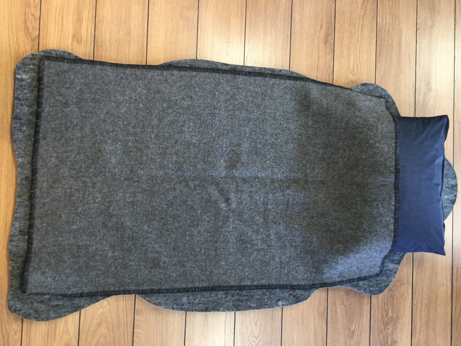 Filt för barn och baby i svensk ofärgad ull - Grå - dunderWOOL - 4