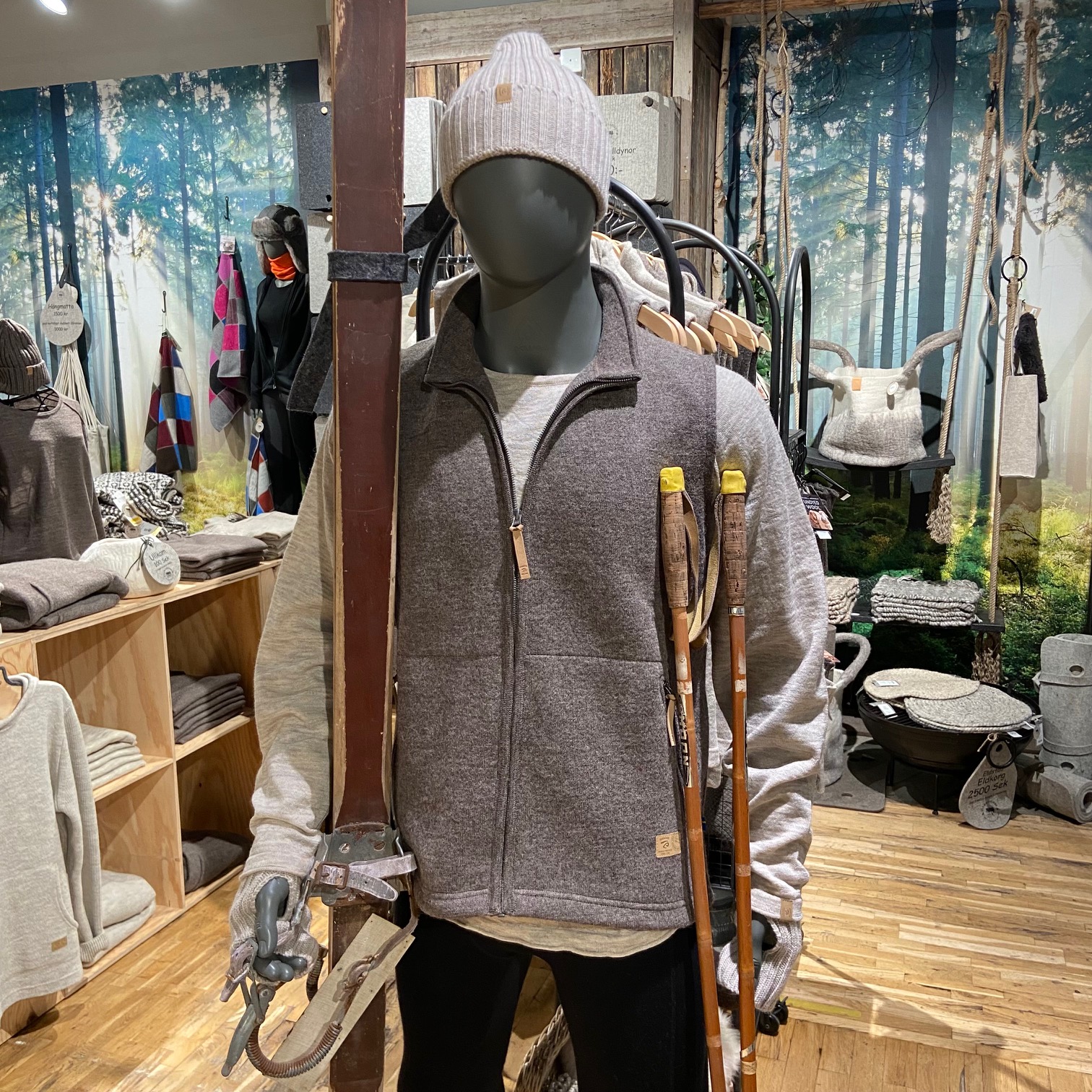 Muskotfärgad Ivanhoe Väst Coco NLS Full Zip - 7