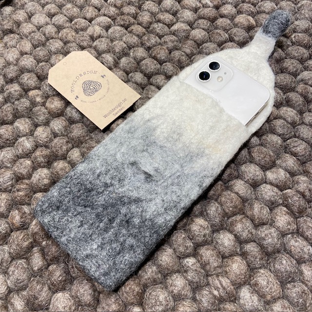 Pennfodral / etui helt i tovad ull - 11