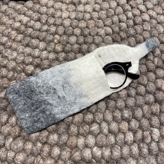 Pennfodral / etui helt i tovad ull - 9