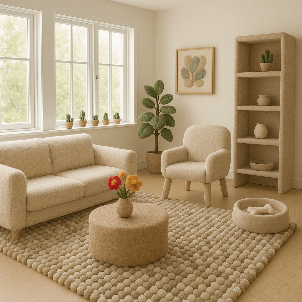 Inredning Ull för ditt hem! Skandinavisk design & miljövänligt producerat enbart av ull.