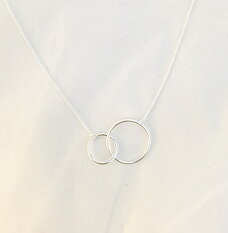 Silverhalsband ringar