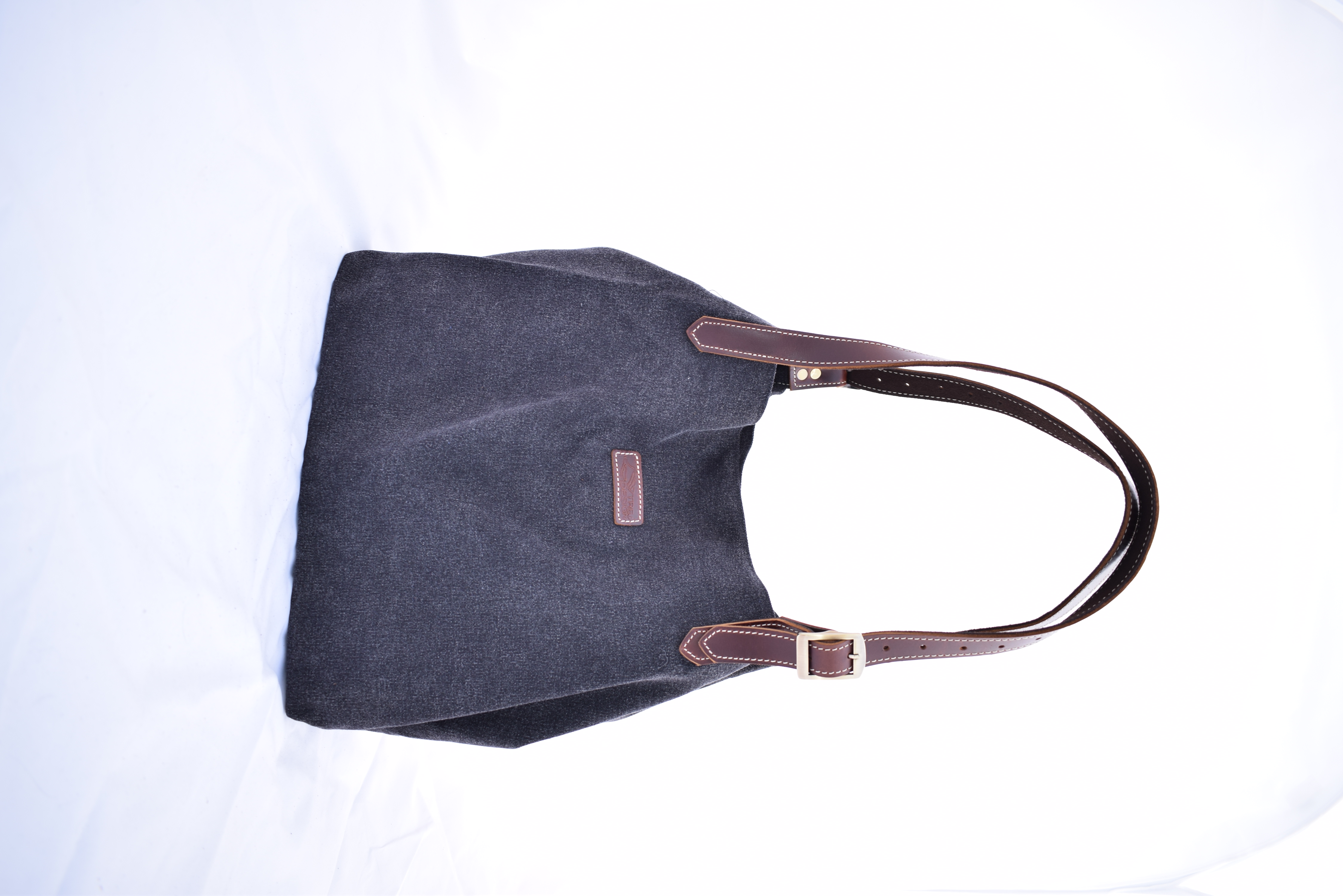 Canvas bag grey/black - 2