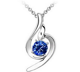 Necklace "Angel" blue