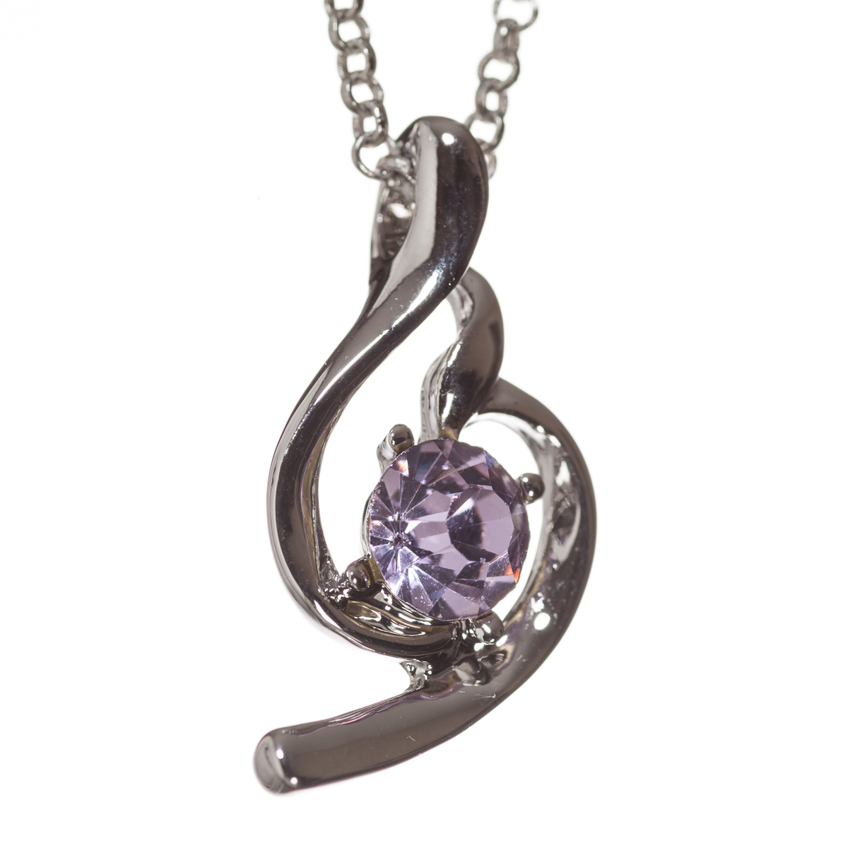 Necklace "angel" purple