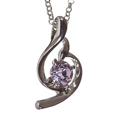Necklace "angel" purple