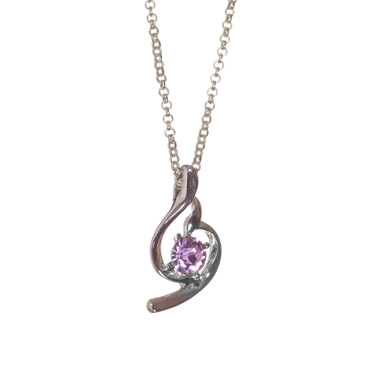 Necklace "angel" purple - 2