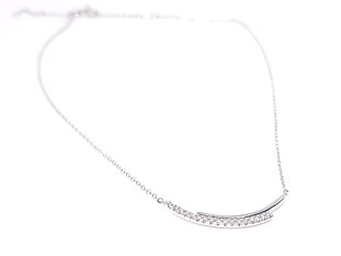 Together Silver- och moissanithalsband