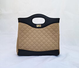 Quilted Hand Bag khaki
