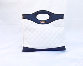 Quilted Hand Bag White