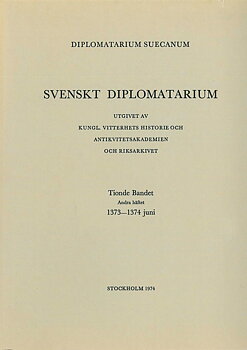 Svenskt Diplomatarium – Band 10, häfte 2