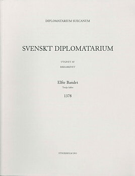 Svenskt Diplomatarium –  Band 11, häfte 3
