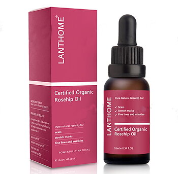 Pure Organic Rosehip Oil for Scars -  Fine Lines - Wrinkles  - Stretch Marks 