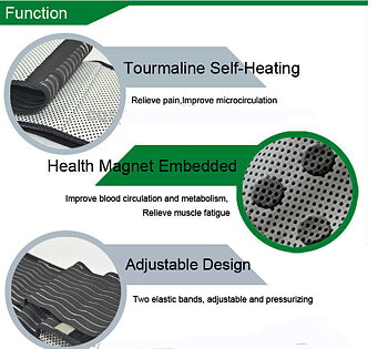 Unisex Self Heating Magnetic Lower Back and Lumbar Support Belt