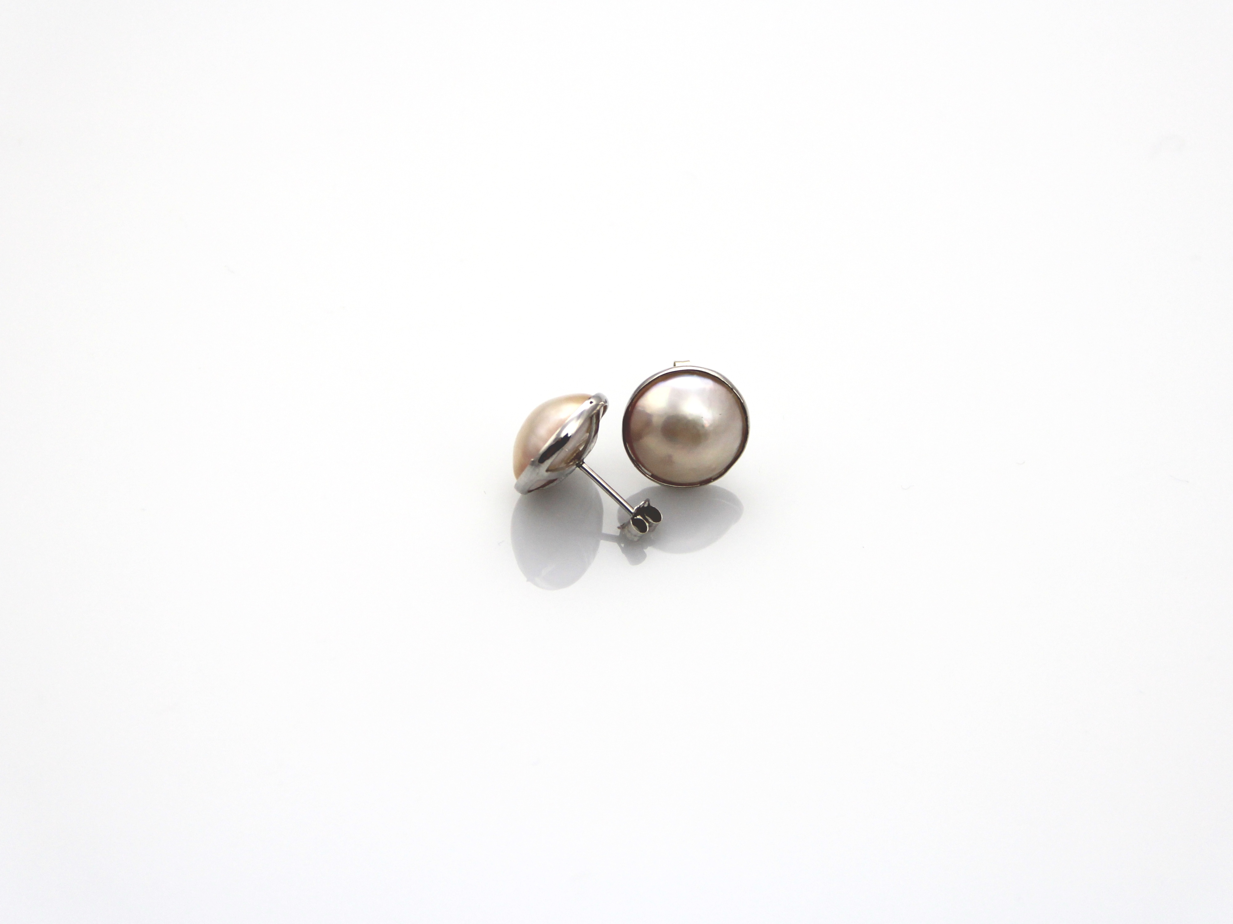 Perlenanhänger-Mabe in Silber - 4