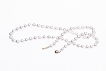 Akoya-Collier in AA-Qualität mit Goldverschluss 5.5–6 mm