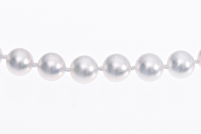 Akoya-Collier in AA-Qualität mit Goldverschluss 5.5–6 mm - 4