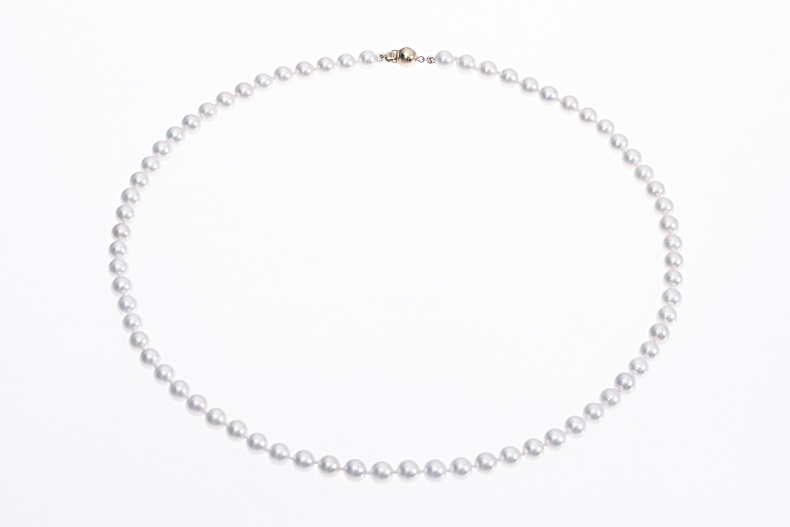 Akoya-Collier in AA-Qualität mit Goldverschluss 5.5–6 mm - 2