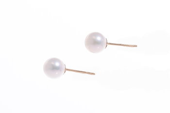 Perlenohrringe-Akoya in AAA-Qualität in Gold 6–6.5 mm