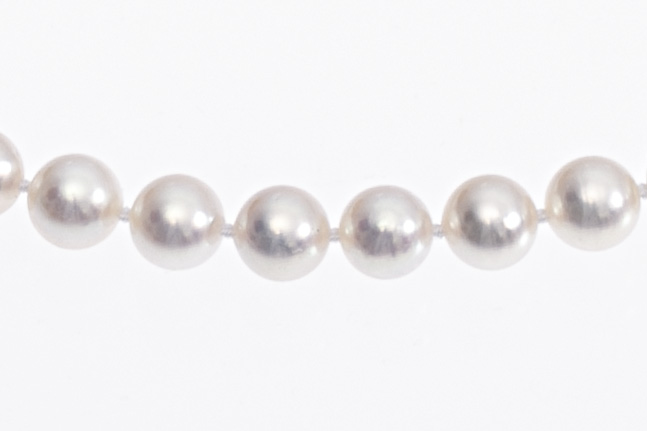 SOLD-OUT! Collana di perle Akoya di qualità AAA da 4,5-5mm con chiusura in oro  - 4