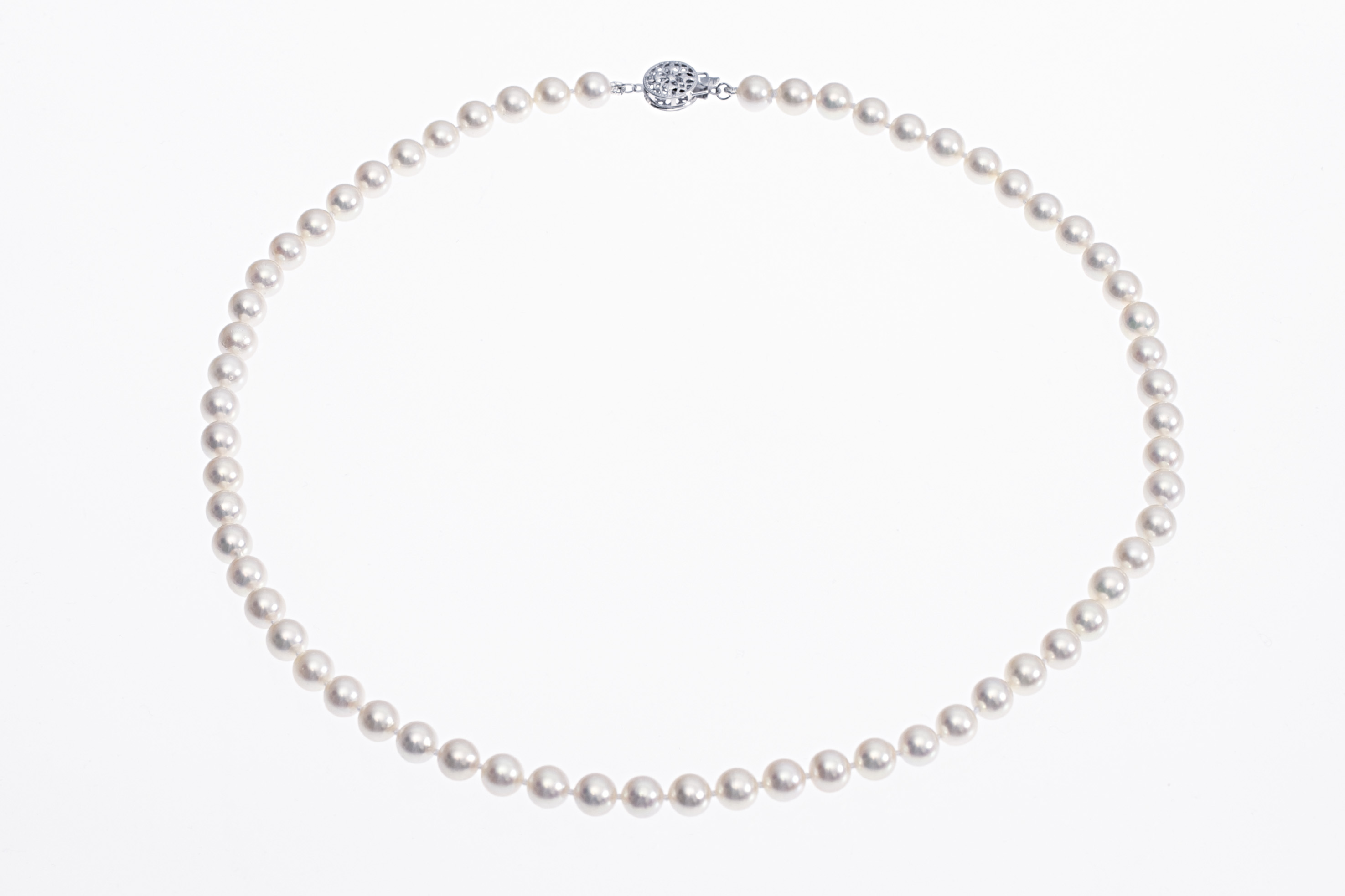 SOLD-OUT! Collana di perle Akoya di qualità AAA da 4,5-5mm con chiusura in oro  - 5