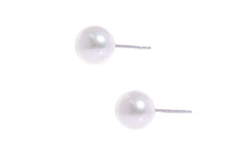 Akoya-Perlenohrringe in AAA-Qualität in Weißgold 7.5–8 mm