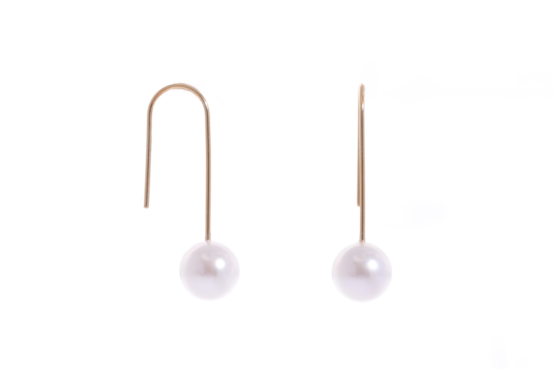 Akoya-Perlenohrringe in AAA-Qualität in Gold, 7.5–8 mm - 2