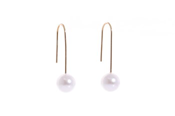 Akoya-Perlenohrringe in AAA-Qualität in Gold, 7.5–8 mm