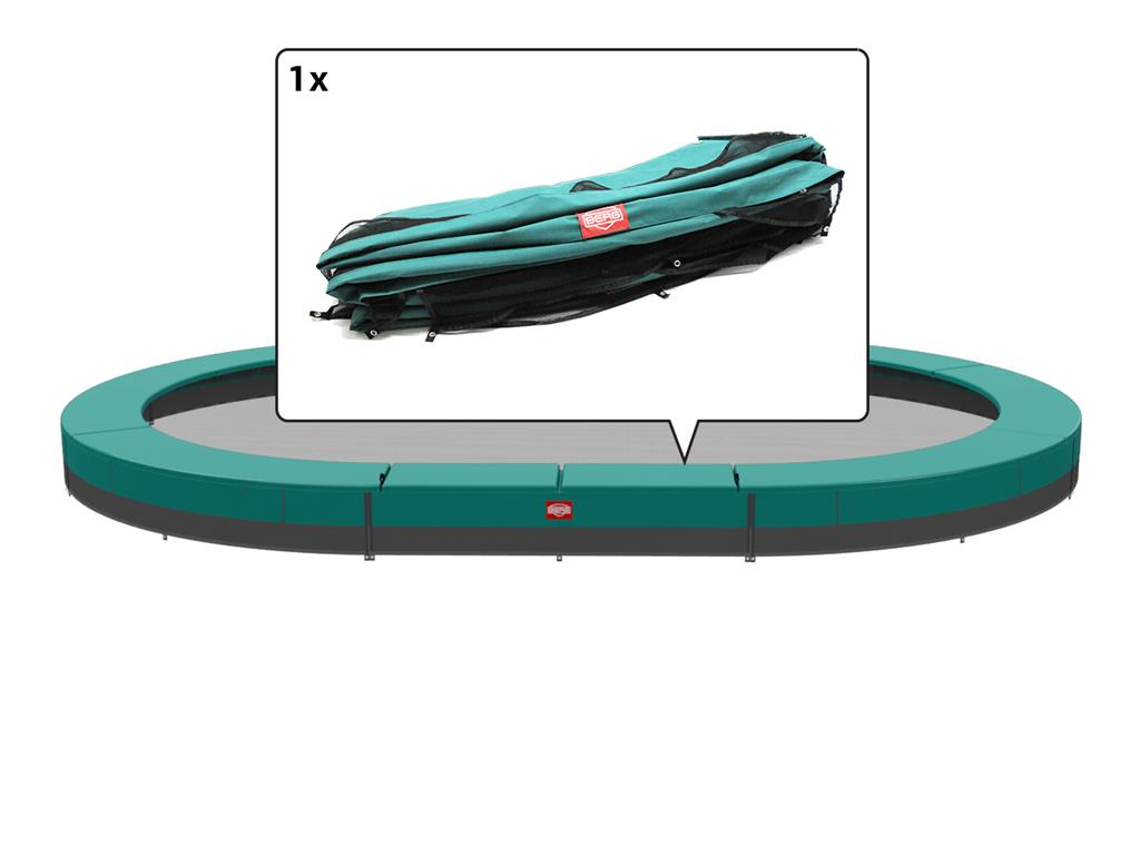 BERG Reservdel GRAND CHAMPION - INGROUND PADDING 520 GREEN (27CM)