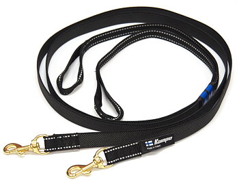 Styrlina dubbel 49e - ca 2 meter svart 