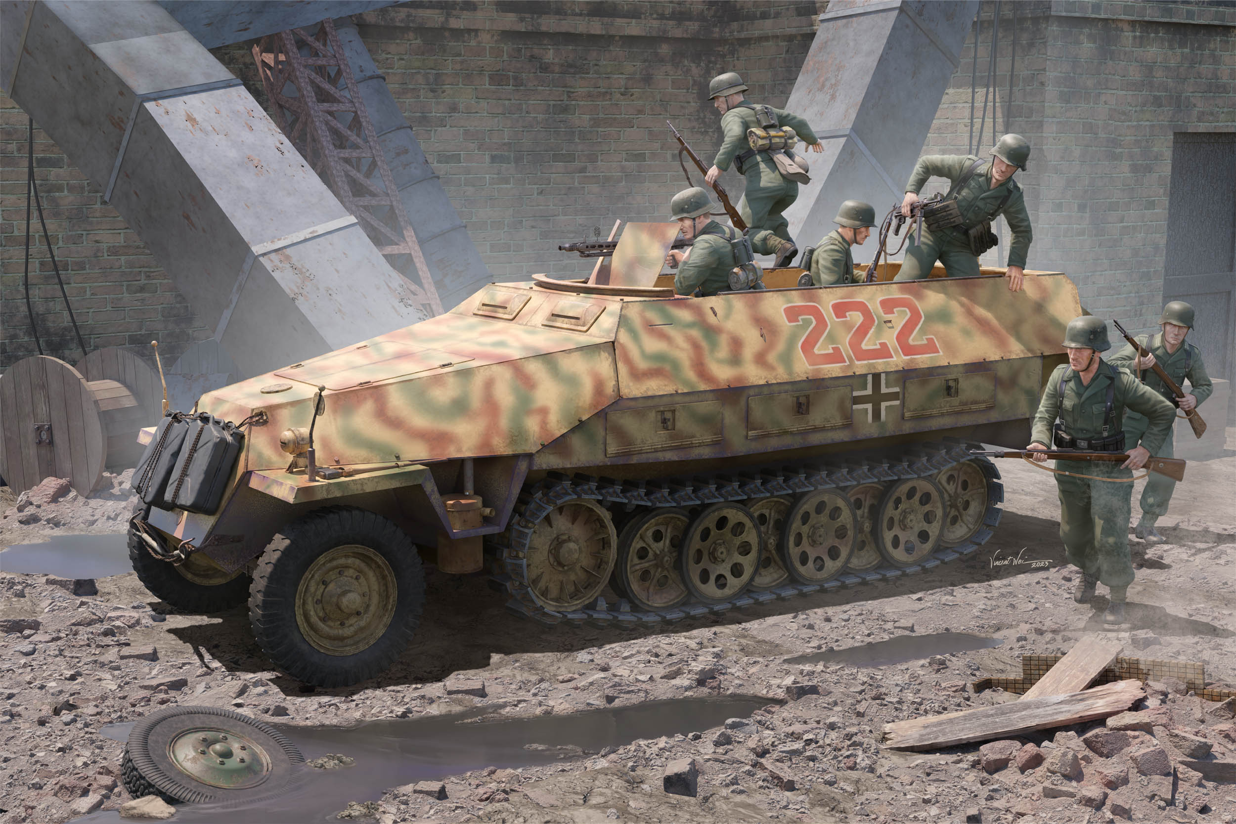 1/16 Sd.Kfz 251 D