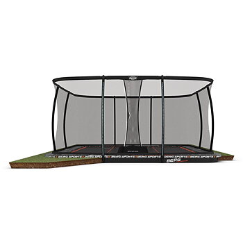 BERG Pro Bounce 500x500 Flatground + Safety net DLX XL